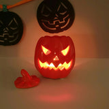 Halloween Pumpkin Tea Light Burner Orange - Candles Sniffs & Gifts 