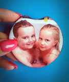 Personalised Father's Day Car Coasters Any Photo Pack Of 2 - Candles Sniffs & Gifts 