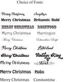 Design your own Personalised Christmas Gift Pyjama Family Coaster Round - Candles Sniffs & Gifts 
