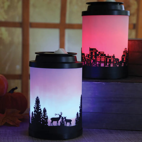 Colour Changing Cloudy Roof Top LED Electric Wax Melt Warmer Burner Christmas Autumn Winter 14cm (Copy)