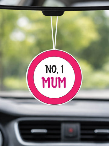 Mother's Day Car Air Freshener No 1 Mum Hanging Car Freshener - Candles Sniffs & Gifts