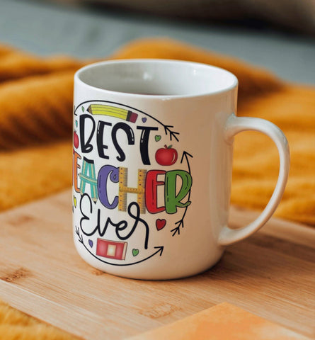 Best Teacher Ever Mug - Candles Sniffs & Gifts 