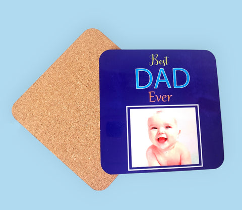 Best Dad Ever Coaster Father's Day Gift - Candles Sniffs & Gifts 