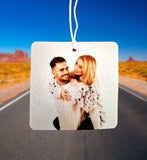 Personalised Scented Car Air Freshener - Add Any Photo, Image Or Wording Mother's/Father's Day Gift - Candles Sniffs & Gifts