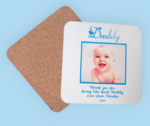 Daddy Coaster Father's Day Gift - Candles Sniffs & Gifts 