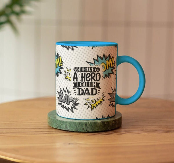 Father's Day Dad Hero Mug 11oz - Candles Sniffs & Gifts 