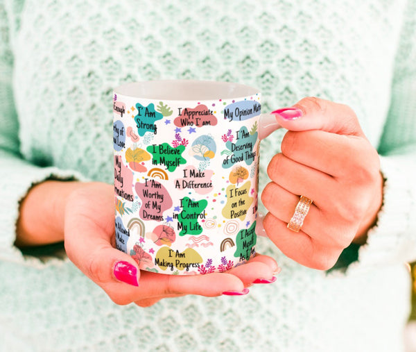 Positive Affirmations Mug - Candles Sniffs & Gifts 