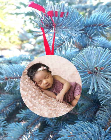 Personalised Photo Christmas Decoration Gift - Candles Sniffs & Gifts 