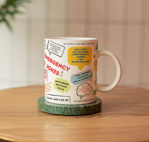 Father's Day Mug 11oz Emergency Jokes - Candles Sniffs & Gifts 
