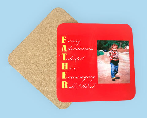 Father Coaster Father's Day Gift - Candles Sniffs & Gifts 