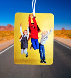 Personalised Scented Car Air Freshener - Add Any Photo, Image Or Wording Mother's/Father's Day Gift - Candles Sniffs & Gifts