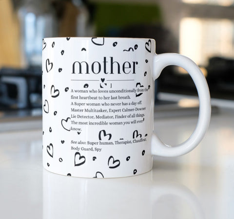 Monochrome Mother Mug - Candles Sniffs & Gifts 