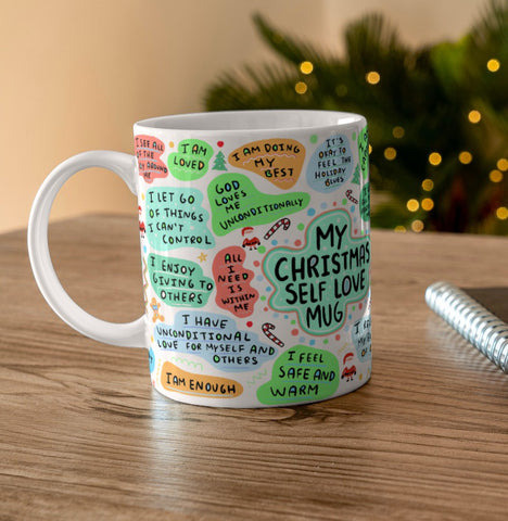 Christmas Gift Self Love Positive Affirmation Mug - Candles Sniffs & Gifts 