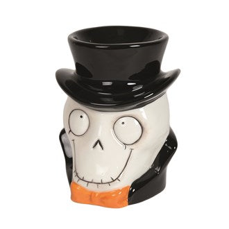 Halloween Skeleton Tea Light Burner 13cm - Candles Sniffs & Gifts 