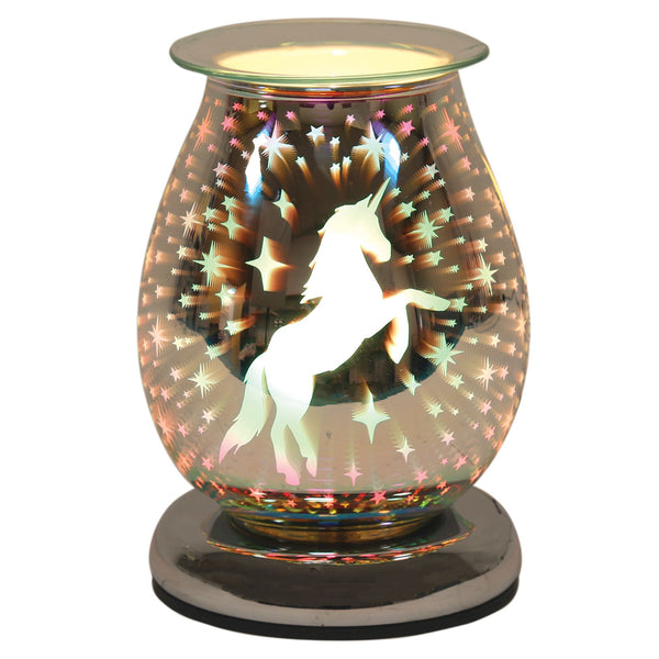 Touch Sensitive 3D Unicorn Electric Wax Melt Burner 16cm - Candles Sniffs & Gifts 