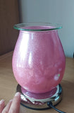 Pink Glitter Touch Sensitive Electric Wax Burner - Candles Sniffs & Gifts 