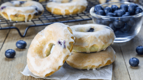 Blueberry Lemon Doughnut Wax Melt Snap Bar - Candles Sniffs & Gifts 