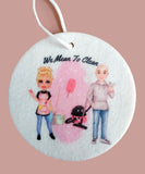 Personalised Scented Car Air Freshener - Add Any Photo, Image Or Wording Mother's/Father's Day Gift - Candles Sniffs & Gifts 