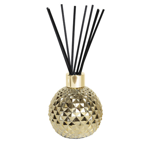 Gold Reed Diffuser Jar - Candles Sniffs & Gifts 