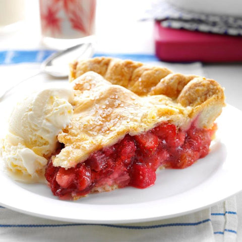 Strawberry & Rhubarb Pie Wax Melt Snap Bar - Candles Sniffs & Gifts 