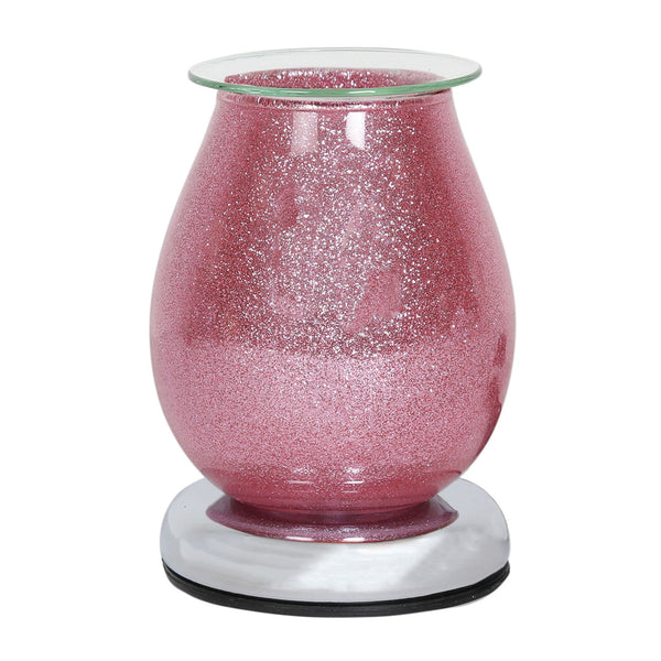Pink Glitter Touch Sensitive Electric Wax Burner - Candles Sniffs & Gifts 