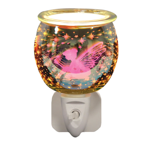 3D Plug in Electric Wax Burner Seated Fairy - Candles Sniffs & Gifts 