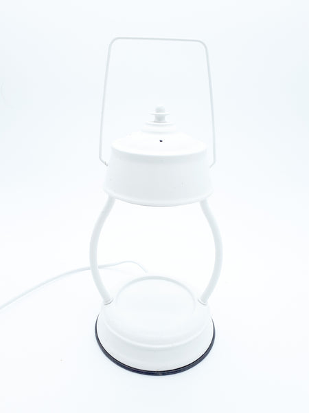 White Electric Candle Warmer Lantern Lamp 35w - Candles Sniffs & Gifts 